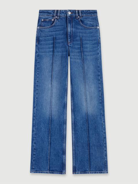 Straight-leg jeans