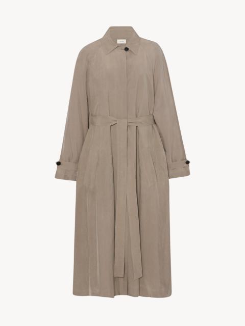The Row Ryo Coat in Cupro