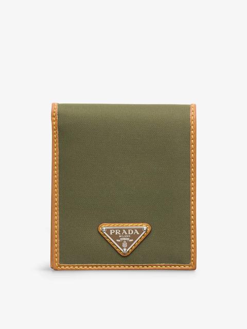 Prada Triangle-plaque Re-Nylon wallet