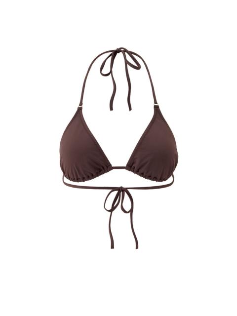 MELISSA ODABASH MALIBU BROWN BIKINI TOP