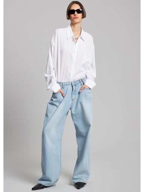 The Frankie Shop Hayla Denim Pants - Light Wash
