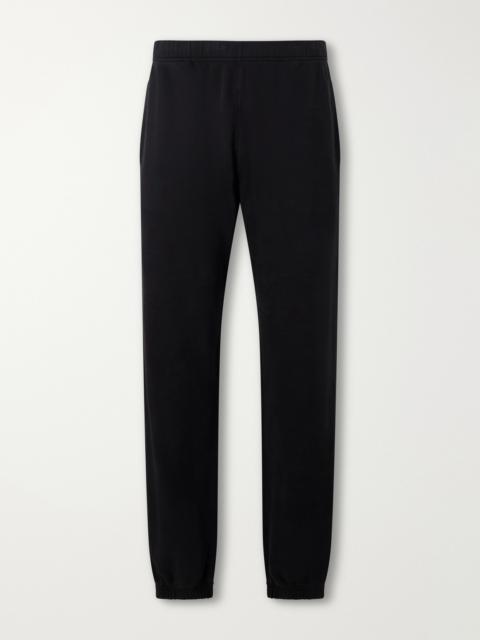NILI LOTAN Enli Tapered Cotton-Jersey Sweatpants