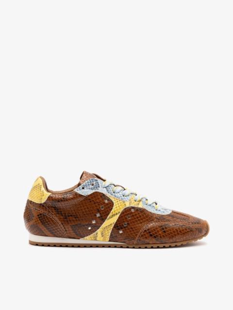 Larroudé Stella Sneaker Oud Python Leather