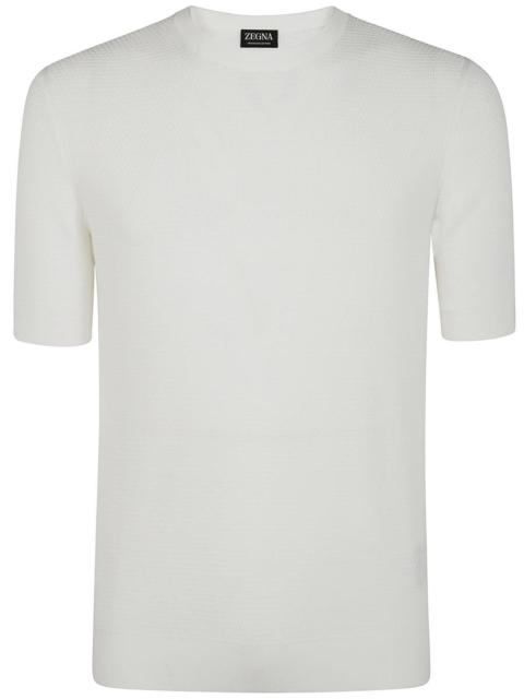 Zegna Premium Cotton Stitch T-Shirt Clothing