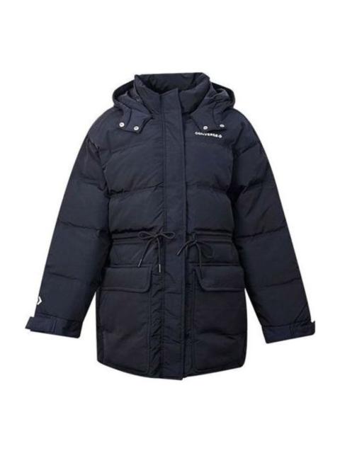 Converse (WMNS) Converse Mid Down Jacket 'Black' 10021994-A01