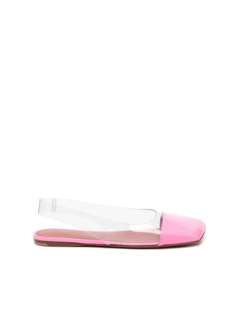 Amina Muaddi Ane slingback ballerina shoes