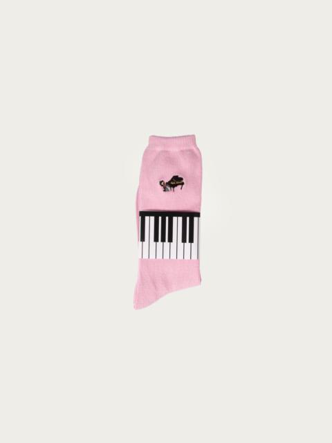 Kapital 84 Yarns PIANO Embroidery Socks - Pink