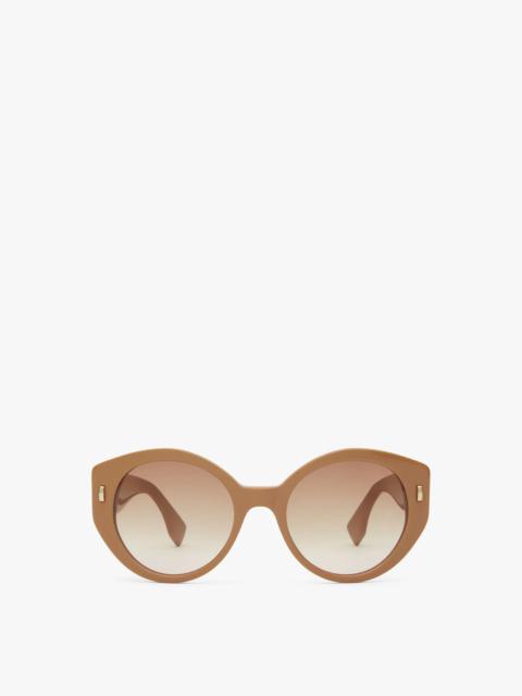 FENDI Beige acetate sunglasses