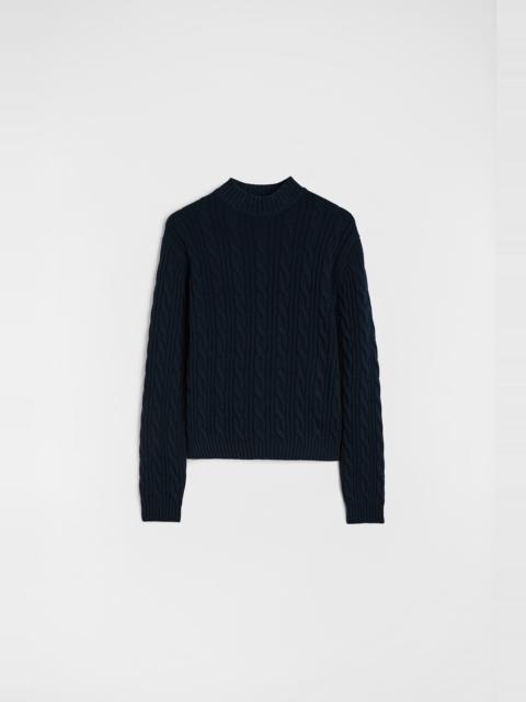 Jil Sander Wool Mock-Neck Sweater