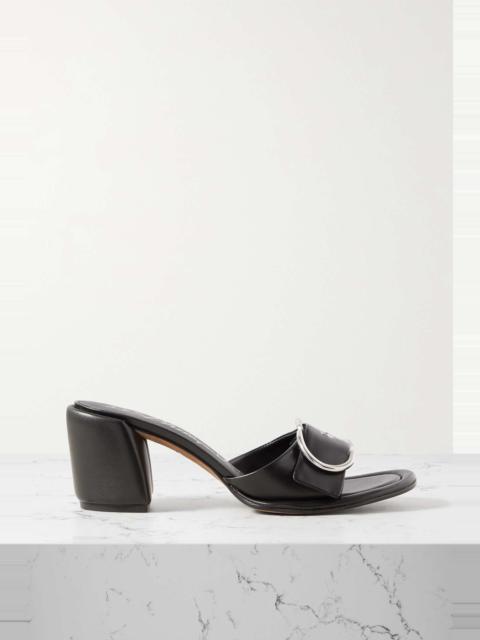 3.1 Phillip Lim Naomi buckled leather mules