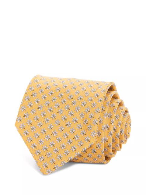 Bee Print Silk Classic Tie