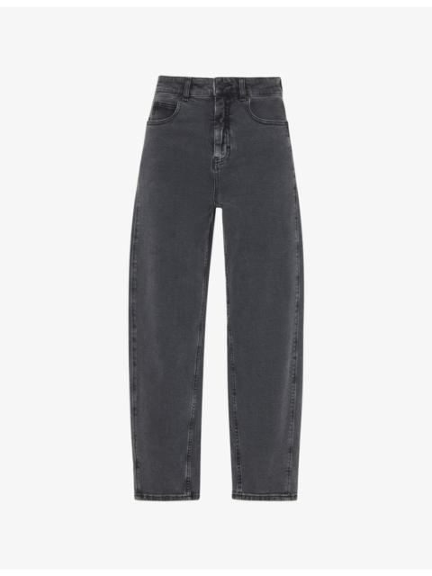 WHISTLES Barrel-Leg Stretch-Denim Jeans