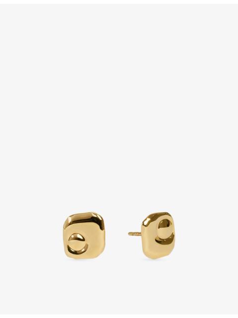 MONICA VINADER Amaia 18ct Yellow-Gold Vermeil Stud Earrings