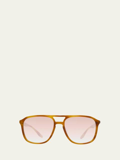 BARTON PERREIRA Men's Gyalis Zyl Aviator Sunglasses