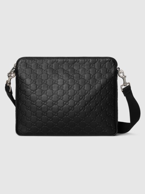 GUCCI GG Emblem medium crossbody bag