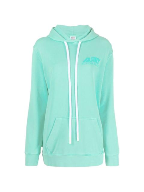 AUTRY tonal logo print hoodie