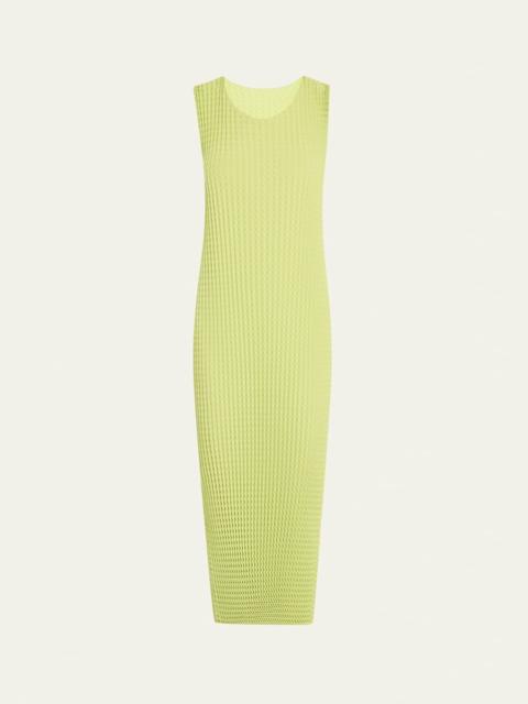 ISSEY MIYAKE Spongy-56 Midi Dress