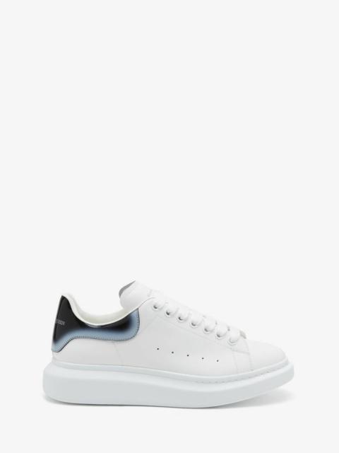 Alexander McQueen Men's Oversized Sneaker in White/black