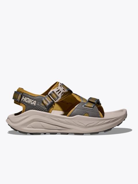 HOKA Men's Infini Hike TC Shoes in Mustard Seed/Putty