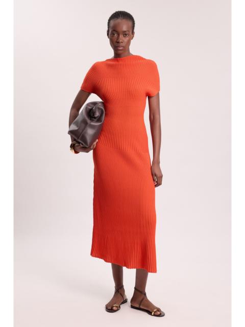 KAREN MILLEN Stitch Detail Knit Midi Dress
