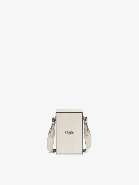 FENDI White leather bag