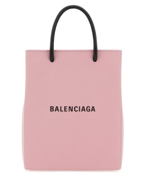 BALENCIAGA Pastel pink leather phone case