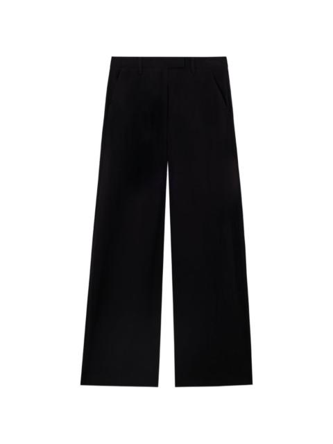 GCDS pleated-design trousers
