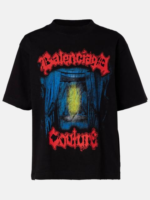 BALENCIAGA Printed cotton T-shirt