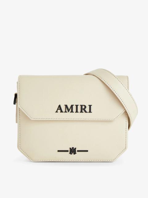AMIRI Logo-embellished leather cross-body bag