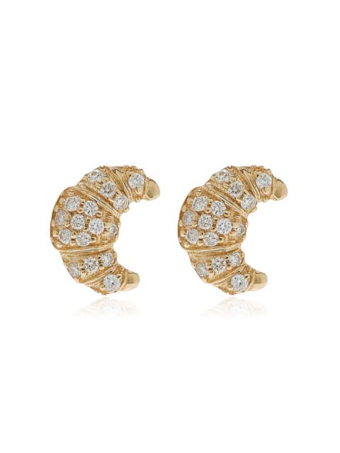 SYDNEY EVAN 14k Yellow Gold Diamond Studs gold