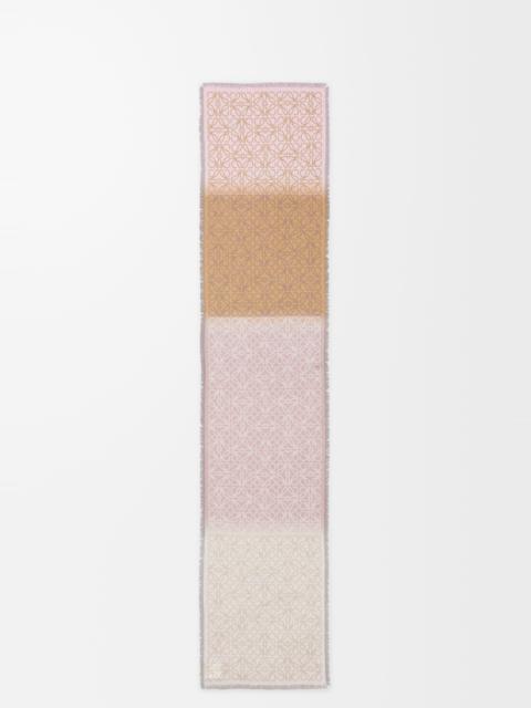 Loewe Scarf in wool, silk and cashmere blend