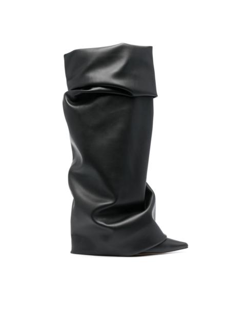 ALEXANDRE VAUTHIER 105mm pointed-toe leather boots