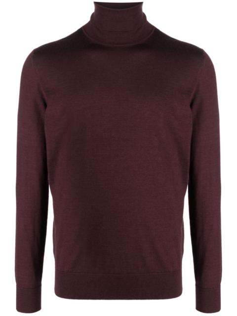 ZEGNA roll-neck fine-knit jumper
