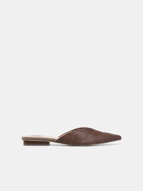dolce vita ELM FLATS CHESTNUT CALF HAIR