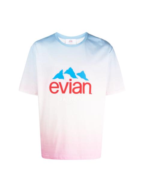 x Evian gradient-effect T-shirt