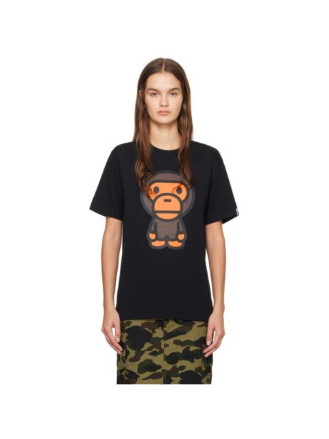 A BATHING APE® Black Big Baby Milo T-Shirt