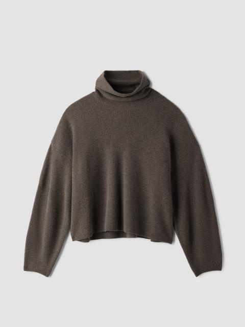 EILEEN FISHER Italian Cashmere Turtleneck Top