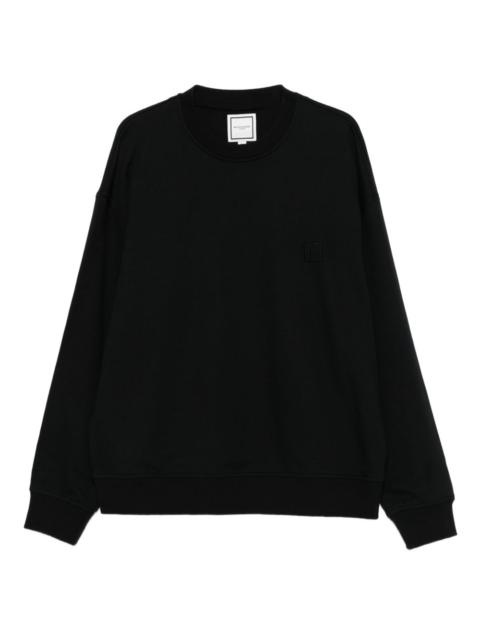 Wooyoungmi logo-patch long-sleeved sweater