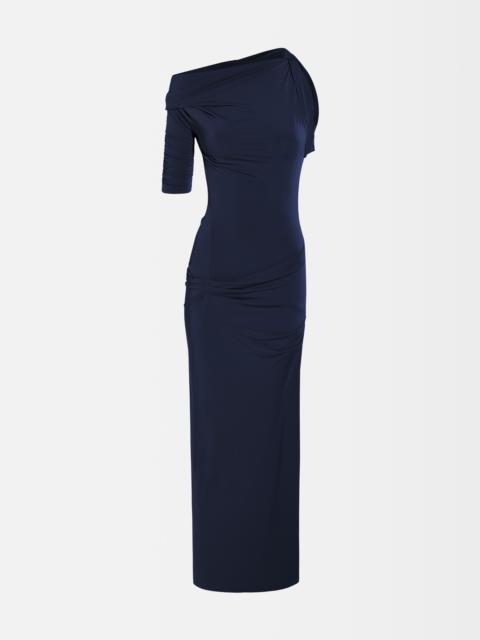 JACQUEMUS draped one-shoulder 드레스