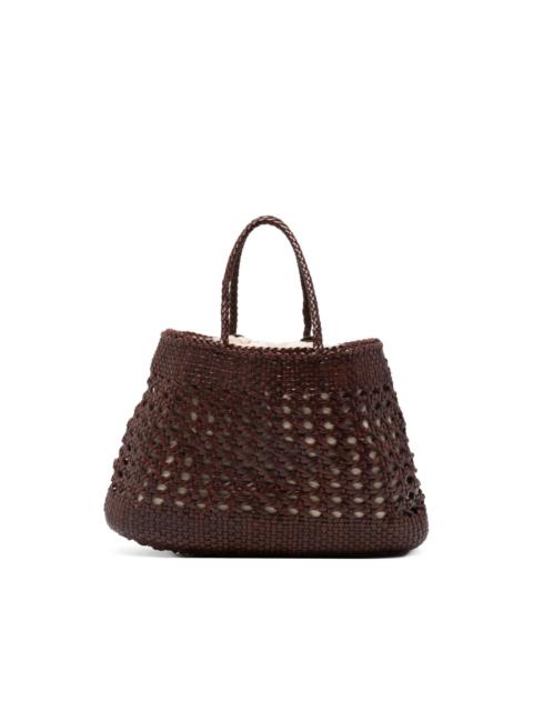 DRAGON DIFFUSION Santa Cano woven braided tote bag