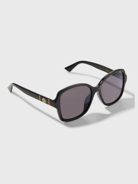 Square Monochromatic Sunglasses