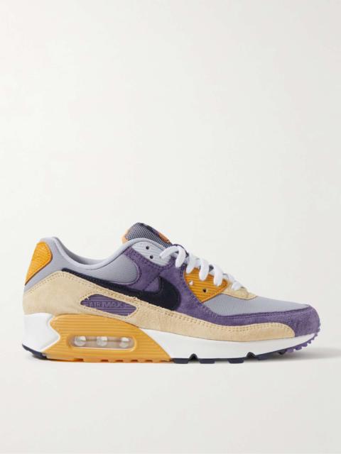 Air Max 90 NRG Suede and Leather-Trimmed Mesh Sneakers