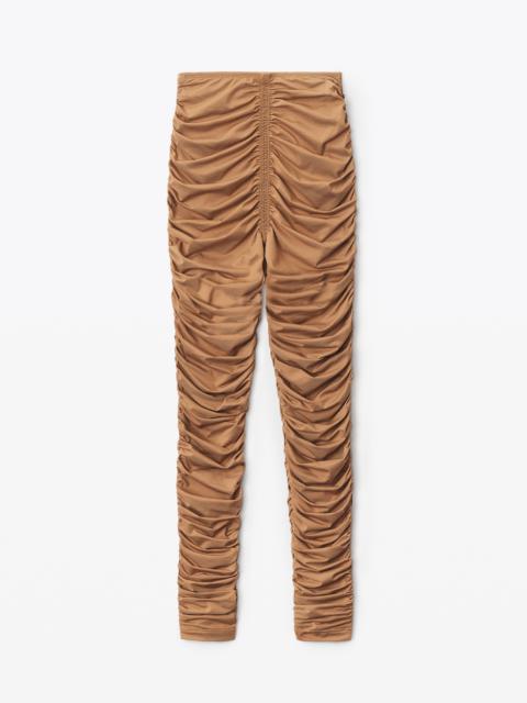 Alexander Wang RUCHED LEGGING IN HOSIERY JERSEY