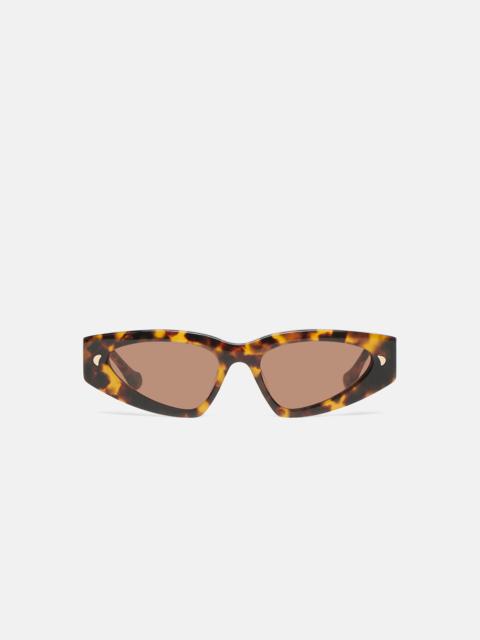 Nanushka Bio-Plastic D-Frame Sunglasses