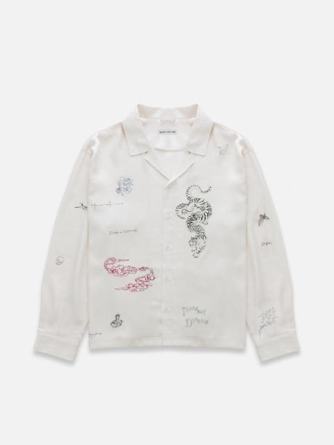 DUKE + DEXTER PD Sketch Antique White Shirt