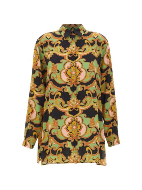 Etro print buttoned shirt