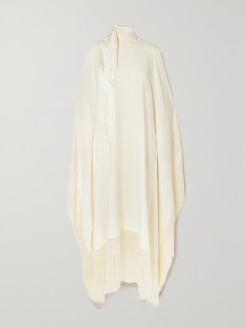 Taller Marmo + Net Sustain Mrs Ross Fringed Crepe Kaftan