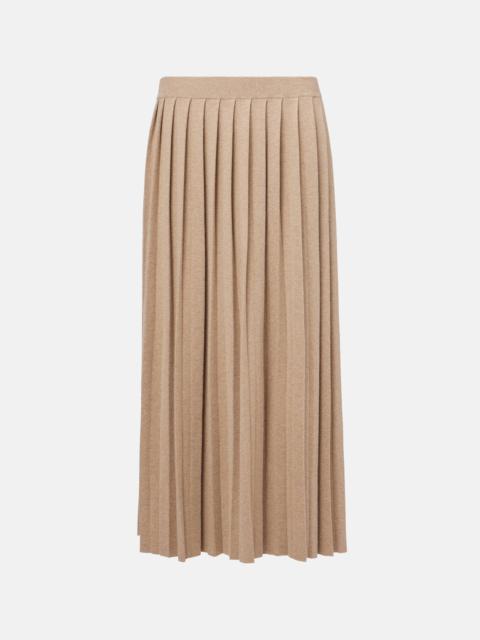 LISA YANG Minda cotton and cashmere midi skirt