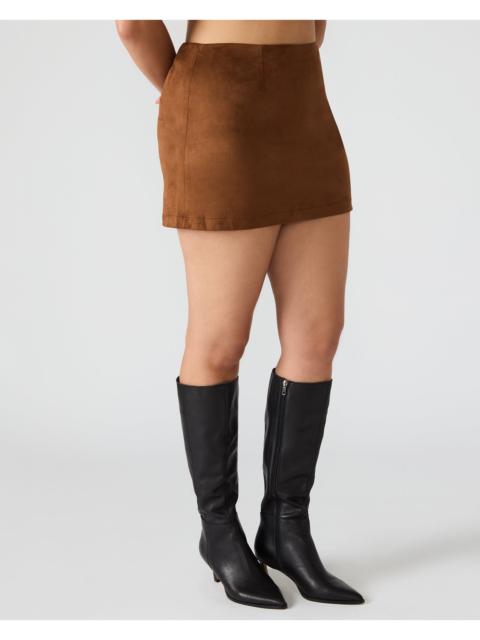 STEVE MADDEN CINDI SKORT CHICORY COFFEE