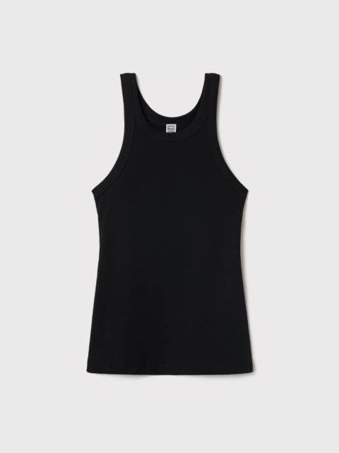 Curved rib tank black